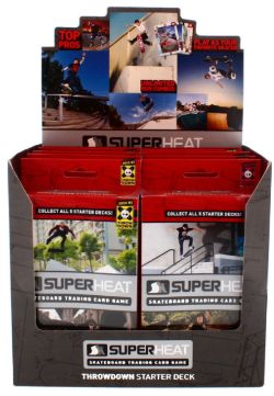 100 X SUPERHEAT-SKATEBOARD TRADING CARD GAME (10/120)