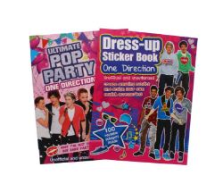 360 X ONE DIRECTION STICKER & POP PARTY BOOK-2 ASSTD (36)