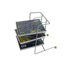 480 X 12 CD RACK TOWER SLIVER MATT (96)