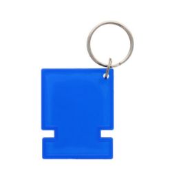 1000 X COMPUTER SHAPED KEYCHAIN-BLUE (1000)*NBC*