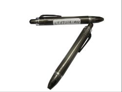 1000 X BALL PEN 'TRANSPARENT' BLACK (1000)*NBC*