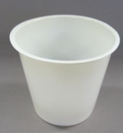 350 X PLANT POT WHITE- MEDIUM (350)