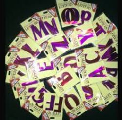 2000 X ALPHABETS STICKERS AST 86747 (1000)