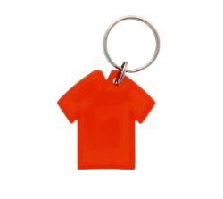 1000 X T-SHIRT SHAPED KEY CHAIN-TRANSLUCENT RED (1000)*NBC*