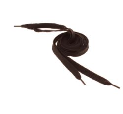 48 X DARK BROWN THICK SHOE LACES (12/288)