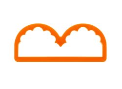 400 X CAKE DECORATING DEEP FRILL CUTTER (200) *NBC*