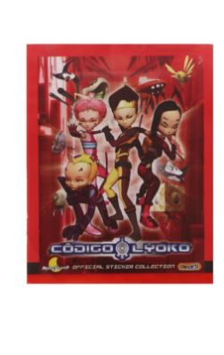 1300 X CODIGO LYOKO- STICKERS LOOSE-RED (1300)