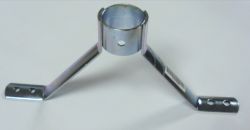 200 X BROOM HANDLE METAL BRACKET SUPPORT (200)