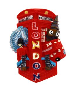 288 X FRIDGE MAGNET PHONE BOOTH GUARD BUS (12/288)