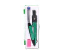100 X 3PC GEOMETRY BOX-GREEN (25/250)