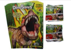 30 X 10PK DINO ALBUM & 25 STICKERS -SPANISH (10)