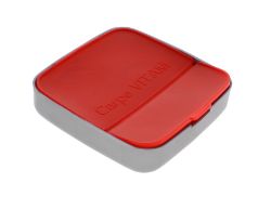 275 X LARGE PILL BOX - RED & GREY (275)