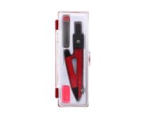 100 X 3PC GEOMETRY BOX-RED (250)