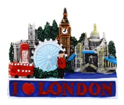 288 X FRIDGE MAGNET I LOVE LONDON (12/288)