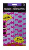 144 X FOIL STRING DECORATION 60TH (6/144)