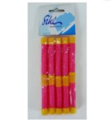 200 X RED HAIR CURLERS'-MEDIUM (10/396) (40203)