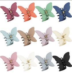 12 X 6PC BUTTERFLY CLIPS (12)