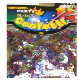 24 X FOIL TABLE PARTY CONFETTI-AGE 80 (24)