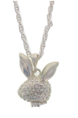 24 X PLAYBOY PENDANT NECKLACE SILVER (12/252)