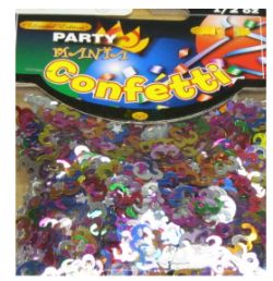 24 X FOIL TABLE PARTY CONFETTI-AGE 1 (24)