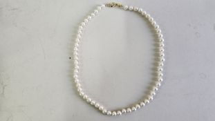 45 PC PEARL NECKLACE