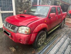 **(ONLY 49K MILEAGE)** 2005 NISSAN NAVARA D22 4X4, ONE OWNER >>--NO VAT ON HAMMER--<<