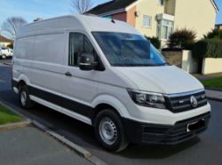 **(ONLY 90K MILEAGE)** 2020 VOLKSWAGEN CRAFTER CR35 TRENDLINE TDI L3H3 1968CC DIESEL WHITE