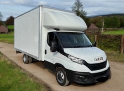2022 IVECO DAILY 3.0 35-160 EURO 6 TWIN REAR WHEEL LUTON BOX VAN>>--NO VAT ON HAMMER--<<
