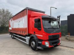2014 VOLVO FL 7.7 DIESEL SEMI-AUTOMATIC CURTAINSIDER