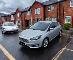 **(ONLY 114K MILEAGE)** 2015 FORD FOCUS TITANIUM TDCI 1.5 DIESEL MANUAL HATCHBACK SILVER