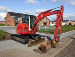 2017 VOLVO ECR50D 5T MINI EXCAVATOR – 2,330 HOURS