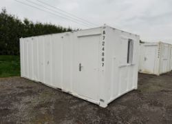 21FT X 9FT USED OFFICE SHIPPING CONTAINER