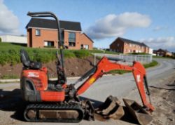 2018 KUBOTA K008-3 1T MICRO EXCAVATOR – 1,161 HOURS – 3 BUCKETS