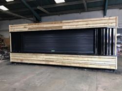 20FT X 8FT STREET FOOD / KIOSK SHIPPING CONTAINER