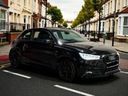 **(ONLY 112K MILEAGE)** 2015 AUDI A1 SPORT TFSI BLACK, MANUAL >>--NO VAT ON HAMMER--<<