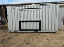 BUTTY VAN SHIPPING CONTAINER – 20FT X 8FT – STREET FOOD