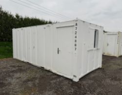21FT X 9FT USED OFFICE SHIPPING CONTAINER