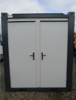 ADACON 2.1M X 1.35M DOUBLE TOILET BLOCK – SECURE SHIPPING CONTAINER
