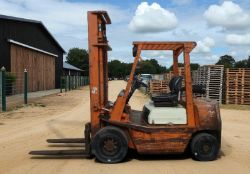 TOYOTA 4FDF25 DIESEL FORKLIFT – 2.5 TON CAPACITY >>--NO VAT ON HAMMER--<<
