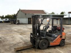 2013 TOYOTA 02-8FGF25 LPG FORKLIFT – 2,500 KG CAPACITY