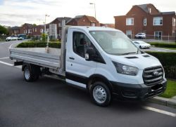 **(ONLY 79K MILEAGE)** 2022 FORD TRANSIT 350 LEADER ECOBLUE LWB DROPSIDE PICKUP – 2.0 DIESEL