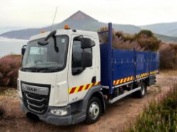 2018 DAF LF45.180 DOUBLE DROPSIDE FLATBED TRUCK