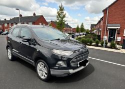 **(ONLY 37K MILEAGE)** 2017 FORD ECOSPORT TITANIUM TDCI 1.5L BLACK >>--NO VAT ON HAMMER--<<