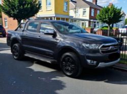 **(ONLY 107K MILEAGE)** 2019 FORD RANGER LIMITED ECOBLUE 2.0 4WD AUTOMATIC DIESEL PICK UP GREY