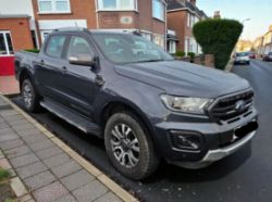 **(ONLY 89K MILEAGE)** 2023 FORD RANGER WILDTRAK ECOBLUE 4X4 AUTOMATIC DIESEL PICK UP IN GREY