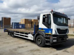 IVECO STRALIS 260S360 YEAR: 2013 CHEESE WEDGE/RECOVERY RAMP