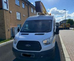 **(ONLY 55K MILEAGE)** 2016  FORD TRANSIT 350 TDCI 125 L2H2 2.2 MWB CHERRY PICKER