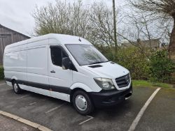 2015 MERCEDES-BENZ SPRINTER 313 CDI L4H3 2143CC MANUAL DIESEL PANEL VAN