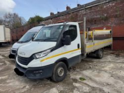 **(ONLY 84K MILEAGE)** 2023 IVECO DAILY 35S14B 2.3 DIESEL MANUAL CHASSIS CAB WHITE