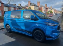 **(ONLY 101 MILEAGE)** 2026 FORD TRANSIT CUSTOM 320 SPORT L1 SWB DOUBLE CAB-IN-VAN